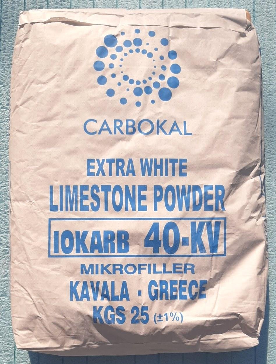 Мікрокальцит IOKARB® 40-KV (мармур мікромолотий), 25кг (Греція)